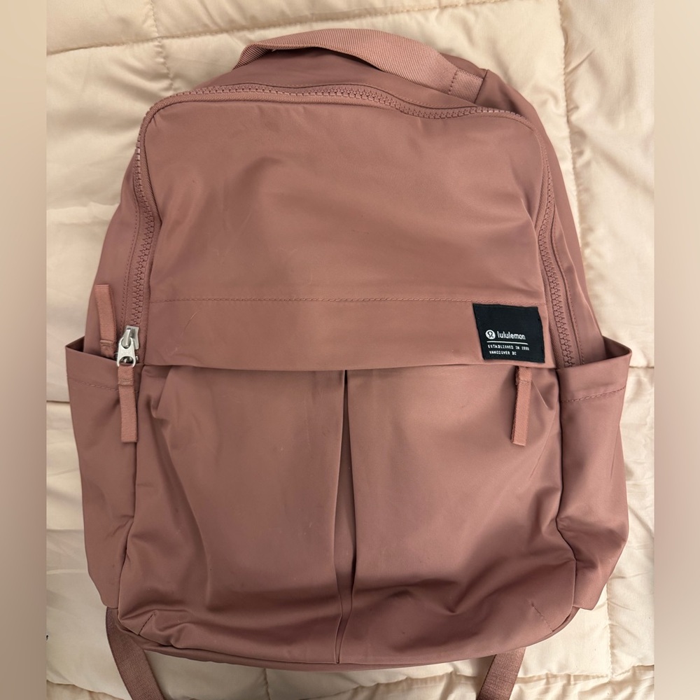 Lululemon Rose Colored Backpack